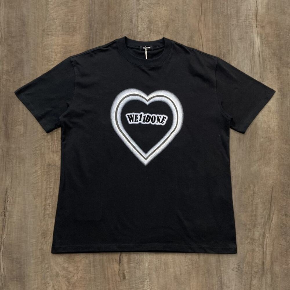 We11done Black T-Shirt